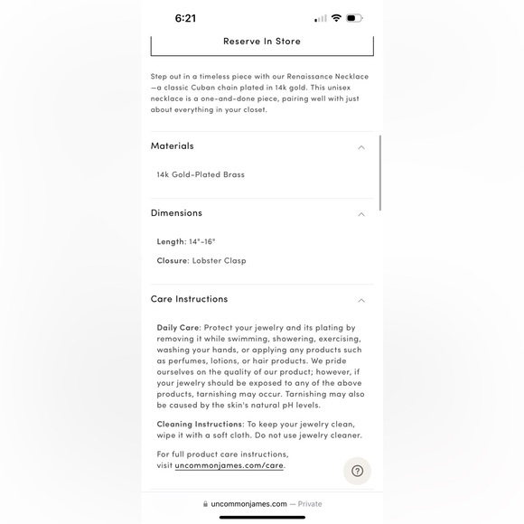 Uncommon James Gold 14K Gold Plated Brass Jewelry - Picture 6 of 15